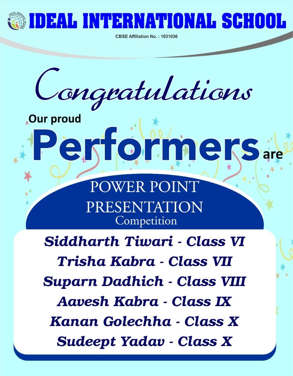 proud performers
