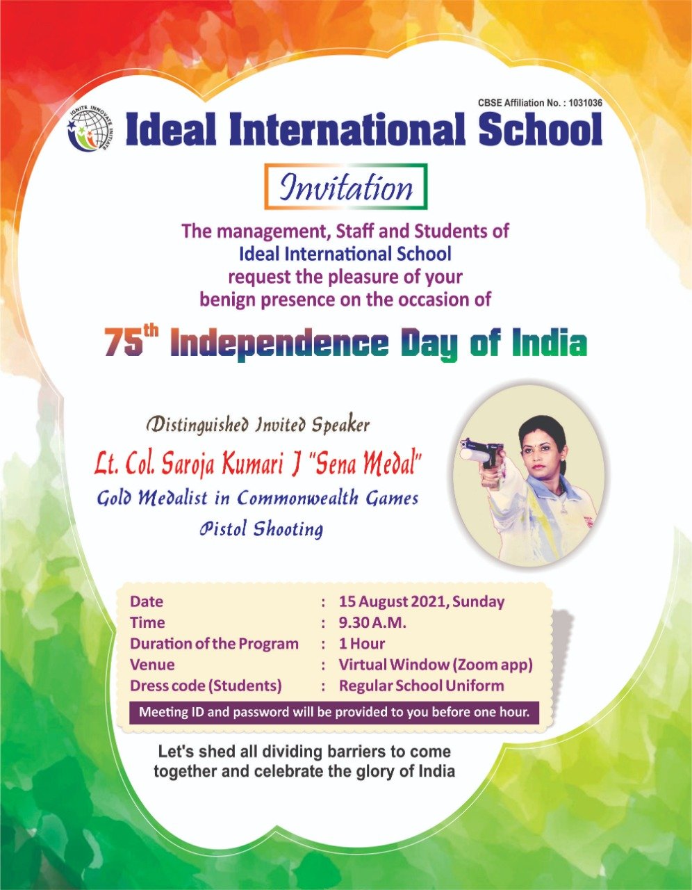 Ideal International Independence Day Invitation