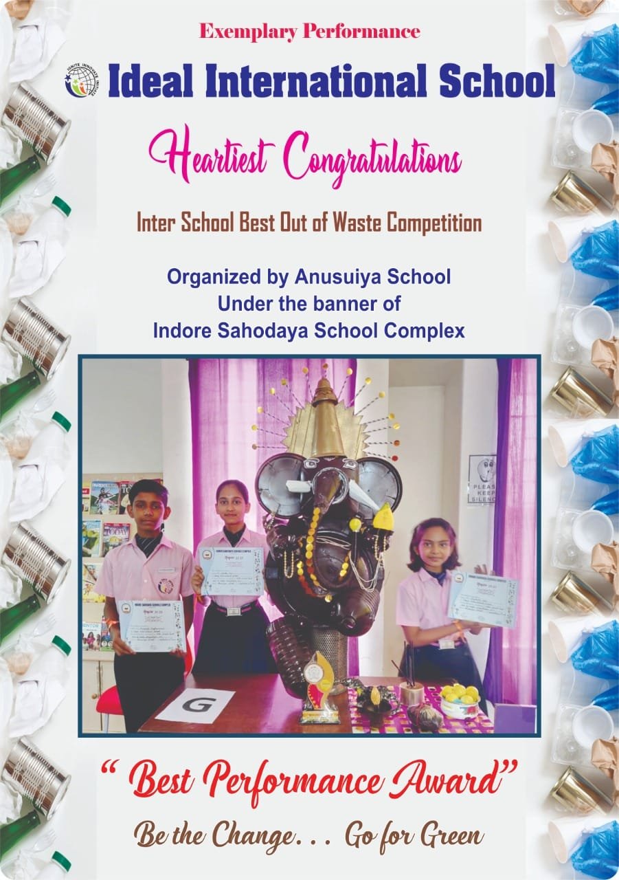 Inter School Best Out of Waste September 2022