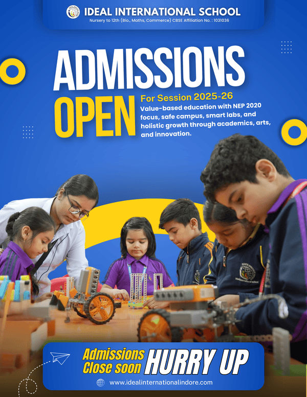 admission open2025 26 ideal international school